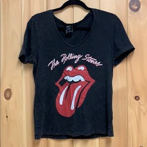 Rolling Stones V Neck T-Shirt